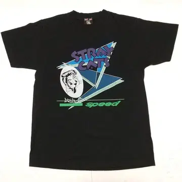 Stray Cats 동양 엔터프라이즈 티셔츠 MADE IN USA L