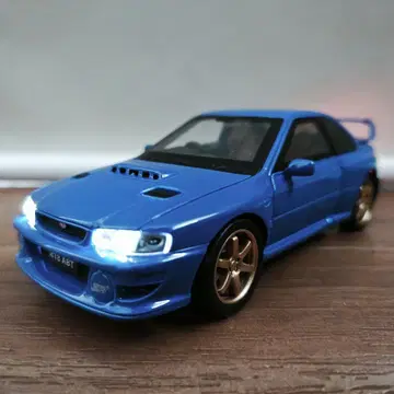 스바루 임프레자 STI WRX 22b 블루 1/32 스케일