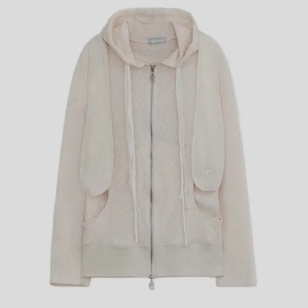Hug Your Skin Flap Knit Zip-Up on Bunjang Global Site.