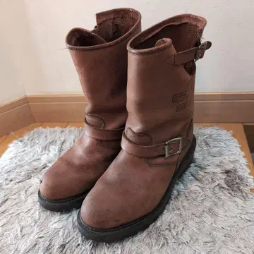GT 호킨스 엔지니어 부츠 숏부츠 브라운 가죽 부츠