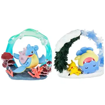 포켓몬 서큘라 디오라마 리멘트 피카츄 & 타마자라시 라프라스