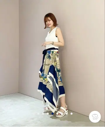 그레이스 콘티넨탈 원피스 스카프 봄 여름
