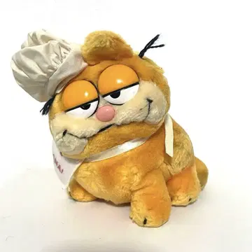 가필드 셰프 (요리사) 앉은 봉제 인형 약 17cm