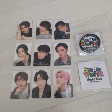 Snow World 1st Stadium Live 엿보기 카드 9명 메메
