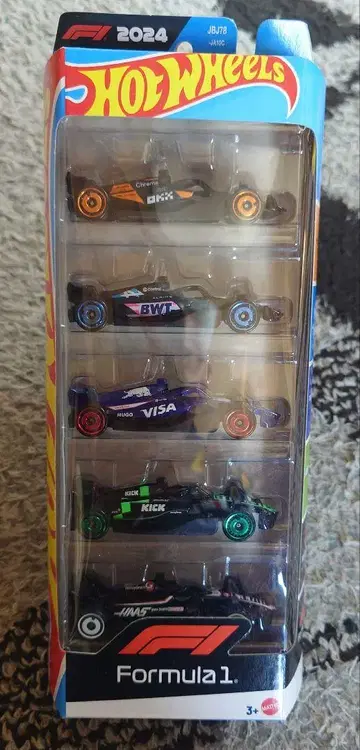 핫휠 포뮬러 1 2024년 모델 5대 세트