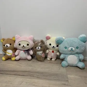 리락쿠마 봉제 인형 세트