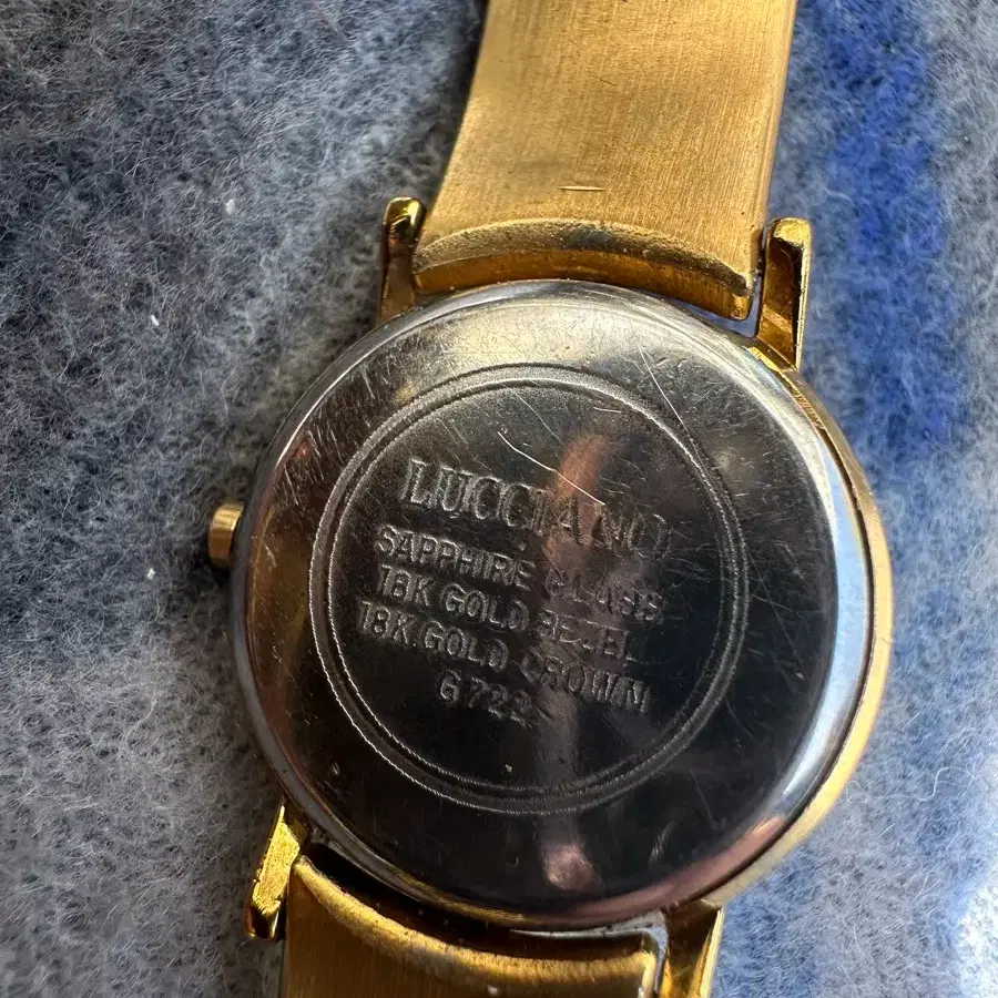 LUCCIANO 18Kゴールド時計 G722-09.B Luciano 18K Gold & Diamond Women's Watch on Bunjang Global Site.