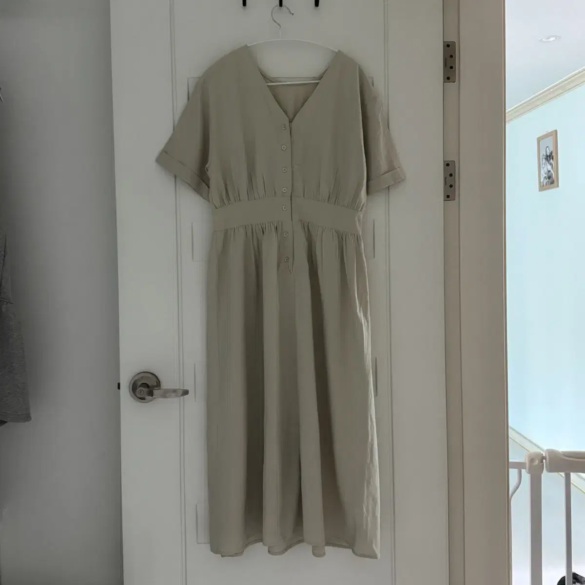 Light Khaki Long Onepiece