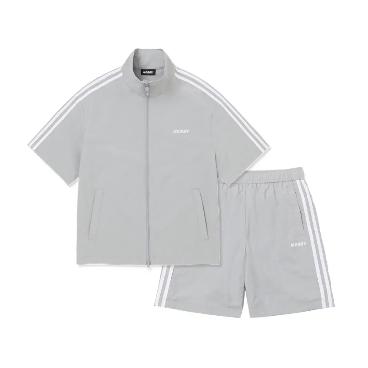 [ NERDY ]★25SS★韓国人気★NY SHORT SLEEVE WINDBREAKER SET NERDY | 널디 Nerdy NY Short Sleeve Windbreaker Set on