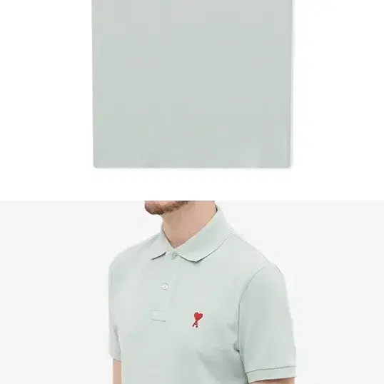 아미 pk 카라 반팔 티셔츠 xs 민트 정품