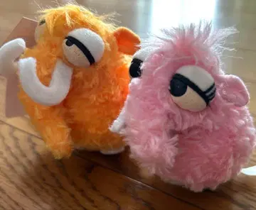 아이치 엑스포 마모탄 마모린 봉제 인형 키링 페어 세트