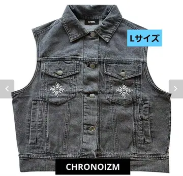 CHRONOIZM 데님 베스트 L 사이즈