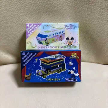 디즈니랜드 42주년 미니카 토미카 2종류 2대 세트 새상품