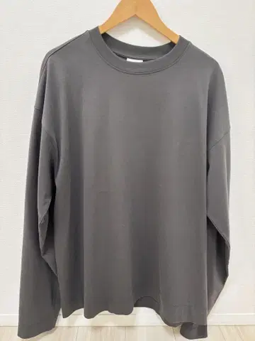 DRIES VAN NOTEN 그레이 긴팔 티셔츠 S