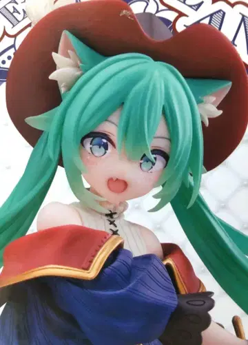 한정 가격! 하츠네 미쿠 Wonderland 장화를 신은 고양이 피규어