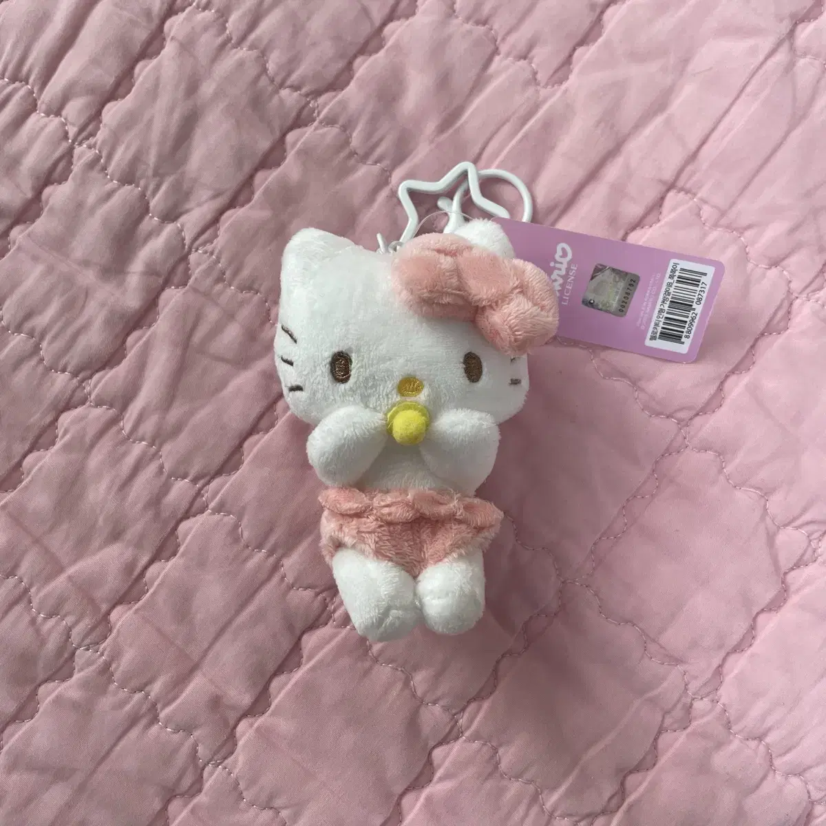 산리오 헬로키티 쪽쪽이 베이비 인형 키링