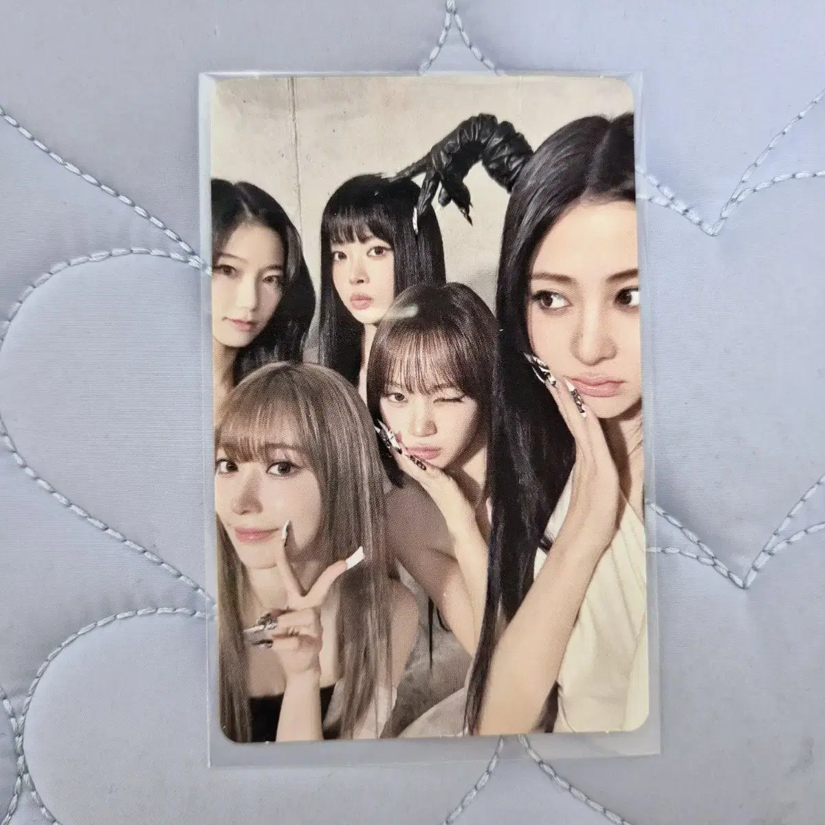 르세라핌 컴팩트반 단체 포카 앨범 포카