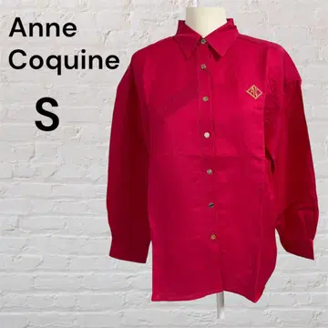 AnneCoquine 안코키네 오리지널 자수 린넨 레이온 셔츠 S