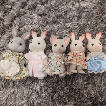 실바니안 패밀리 토끼 인형 5종 세트