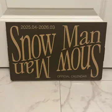 스노우맨 공식 캘린더 2025-2026