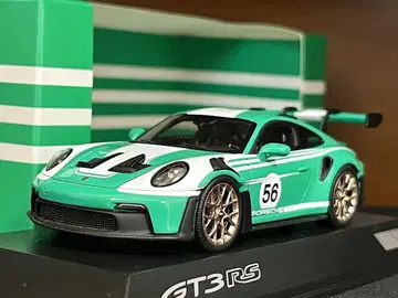 1/43 특주 스파크 포르쉐 911 992 GT3RS 민트 그린