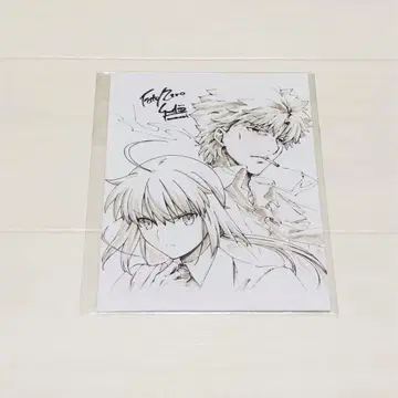 Fate/Zero 세이버 에미야 키리츠지 특전 엽서