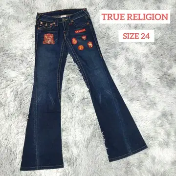 TRUE RELIGION 플레어 부츠 컷 데님 팬츠 SIZE 24