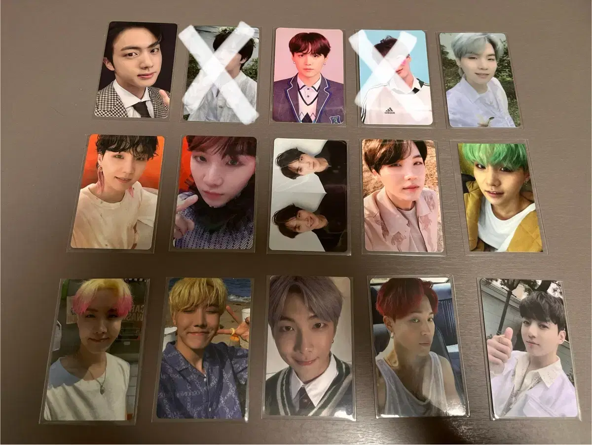 가격내림)방탄 포카 일괄 판매(개별도 ok)