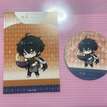 나루시오 스위트 파라다이스 스파라 표백자 엽서 코스터 아크릴 스탠드