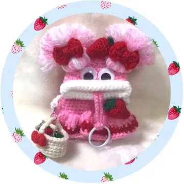 파쿠파쿠 몬스터 키케이스 소품함 스트로베리 오판츄 몬짱