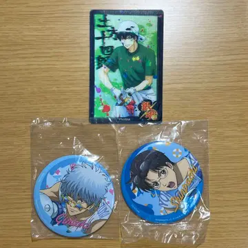 은혼 제일복권 워터 페스티벌 캔뱃지 세트 3D 카드 스티커 세트