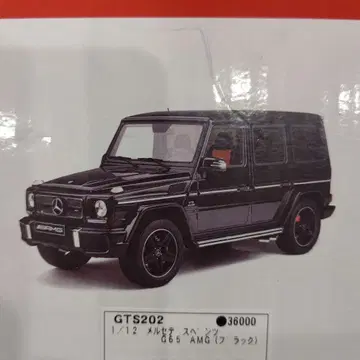 1/12 벤츠 Mercedes Benz G65 AMG V12 블랙