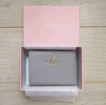 사만다 타바사 쁘띠 초이스 소가죽 두겹 접이식 지갑