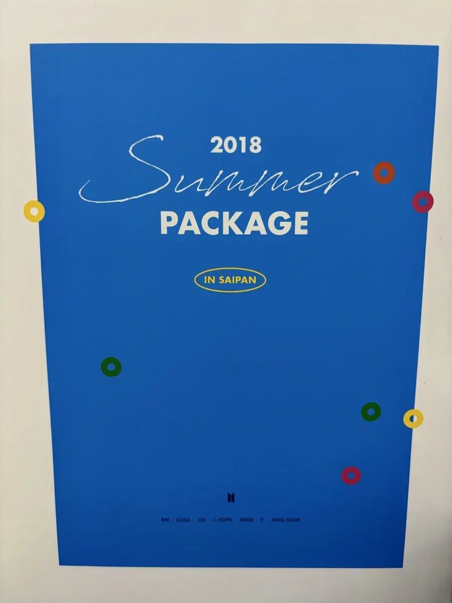 방탄소년단 2018 썸머패키지(가이드북 지민)