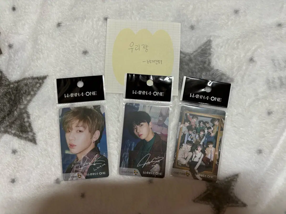 워너원 단체/강다니엘/황민현 캐시비 교통카드 일괄