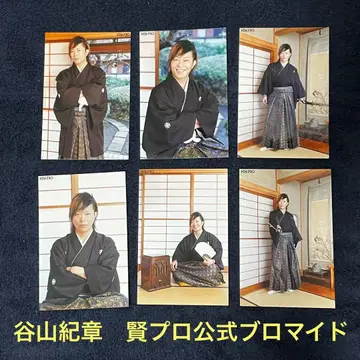 타니야마 기쇼 켄 프로 공식 브로마이드 6장 세트