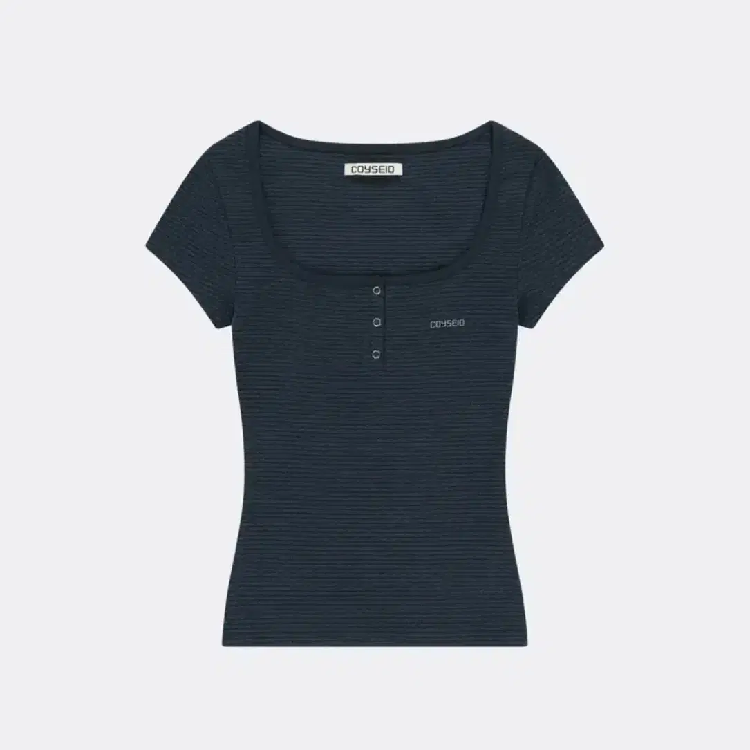 今季一番 coyseio Prong Snap Mini Logo Tee Navy on Bunjang Global Site. トップス
