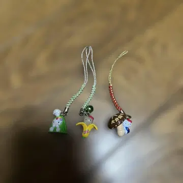 지역 특산품 키티 키링 네츠케 규슈 3종 세트