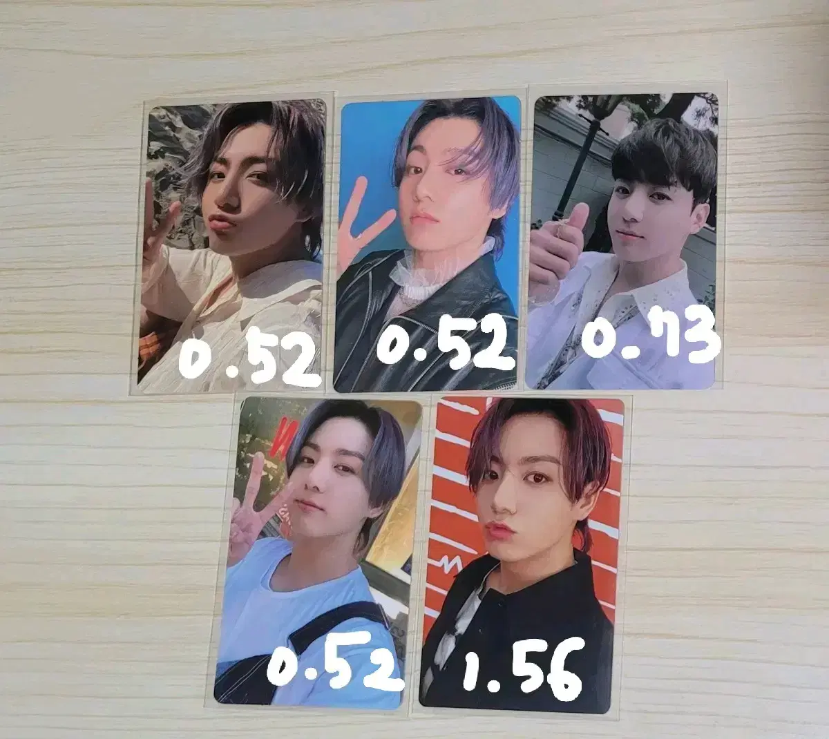 방탄 정국 버터 포카 포토카드 bts jungkook butter