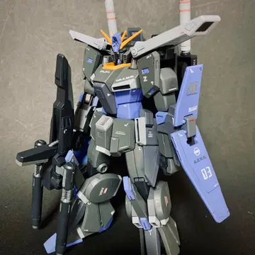 HG 1/144 FA-010A FAZZ 전체 페인팅 개조품 ZZ 건담