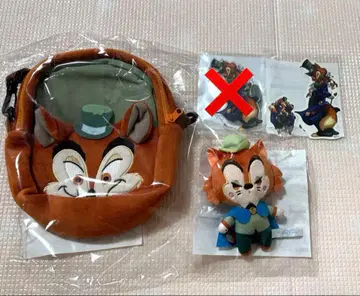 디즈니 세가 럭키 쿠지 가방 봉제인형 스티커