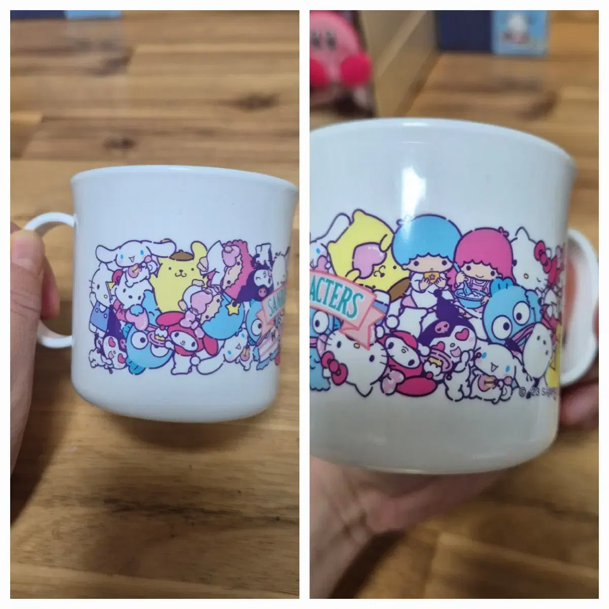 산리오 양치컵