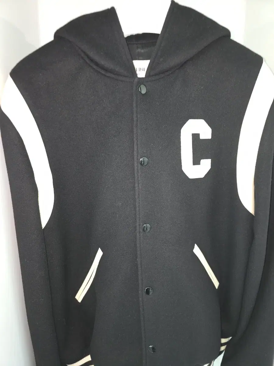 Celine Teddy Wool Hooded Jumper Varsity