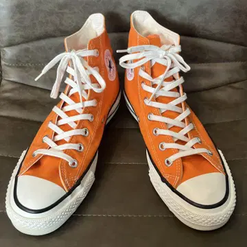 CONVERSE 컨버스 일본제 오렌지 한정 컬러 하이컷