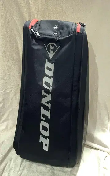 DUNLOP 테니스 라켓 백 블랙