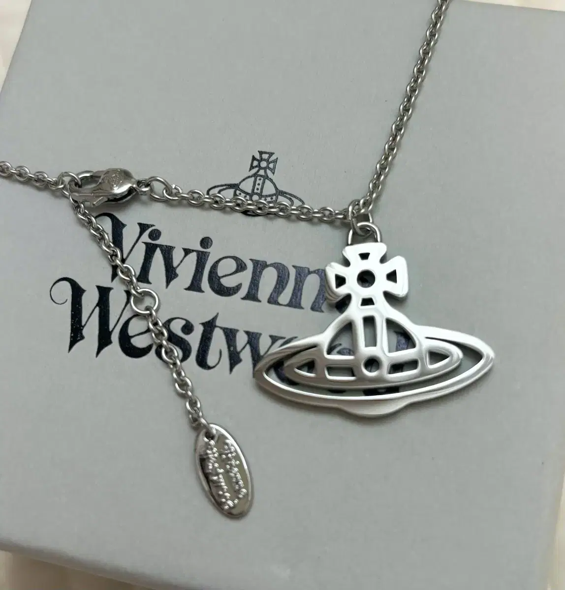 Vivienne Westwood Thin Lines Orb Necklace