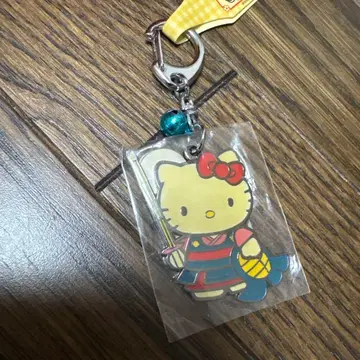 헬로키티 동아리 활동 검도 키링 스트랩 산리오