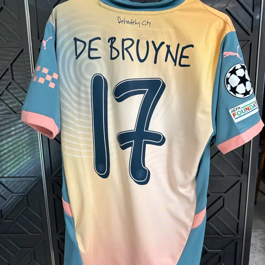 De Bruyne Manchester 4th Kit Man City 4th (Oasis Kit) Champions