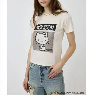 MOUSSY HELLO KITTY URBAN PRINT 티셔츠
