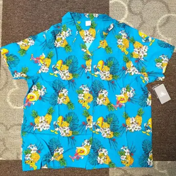 [가격 인하] 알로하 셔츠 삼총사 도널드 덕 호세 판치토 L 사이즈